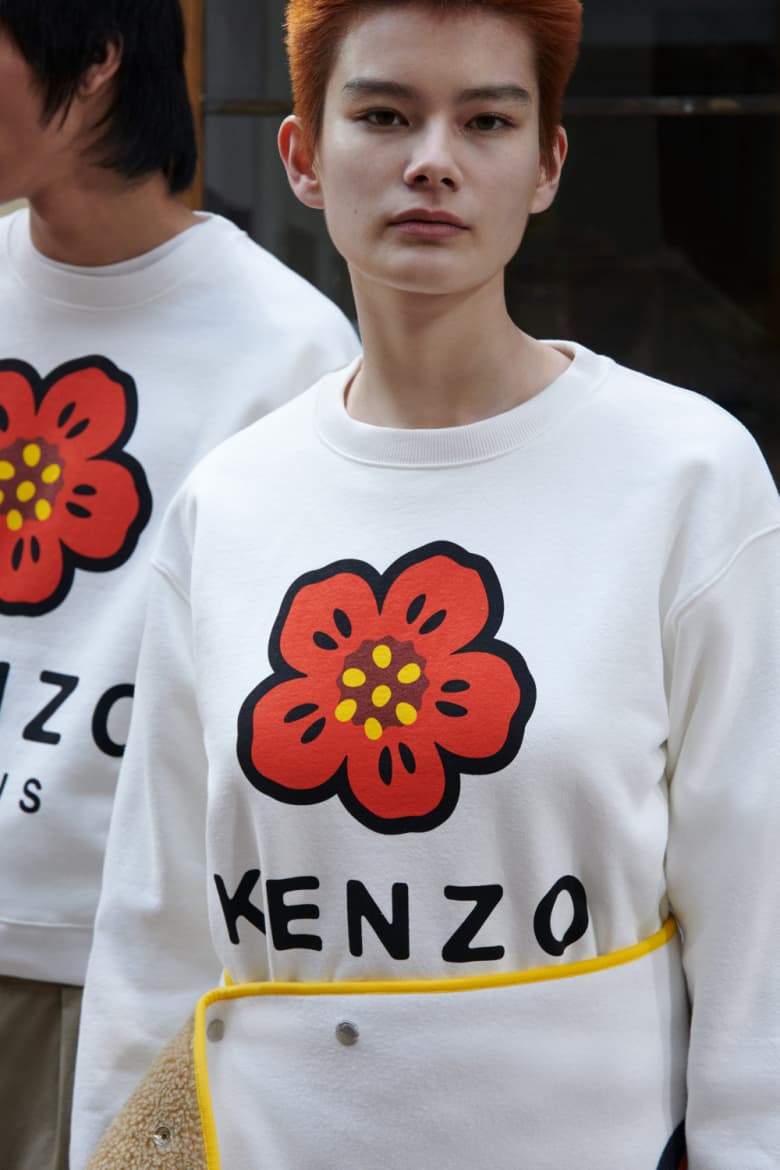 【美品】季節外大特価　KENZO boke スウェット L 22AW【新品】KENZO ケンゾーBOKE FLOWER スウェット XL 紺